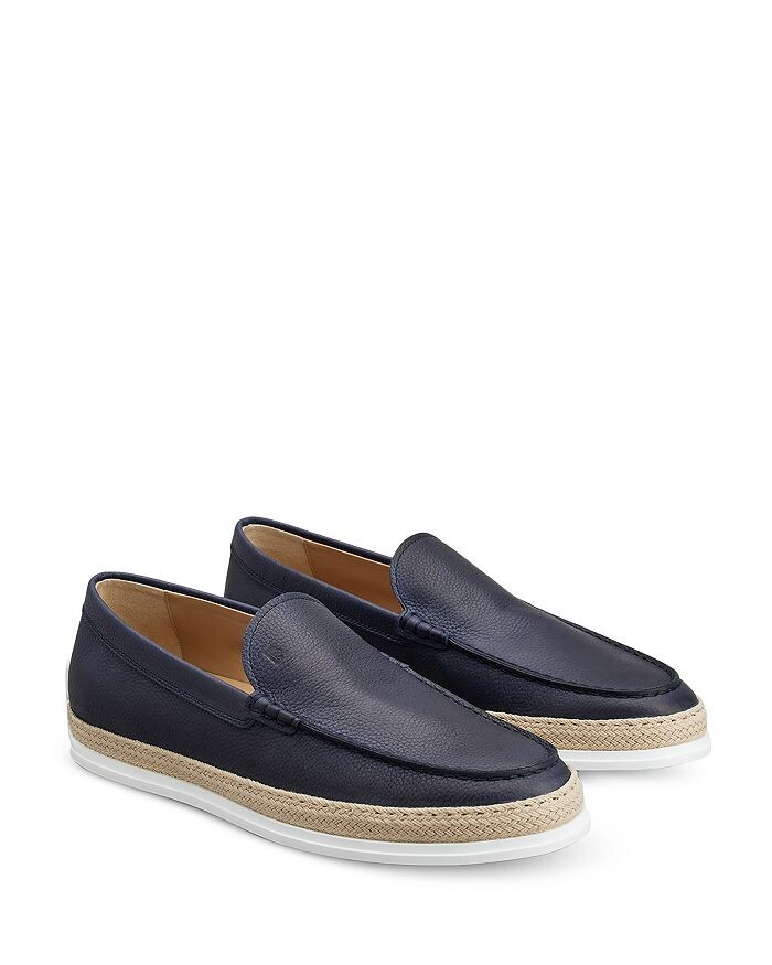 Новые мужские лоферы для водителей Tod's Gommini, синий — фото 2