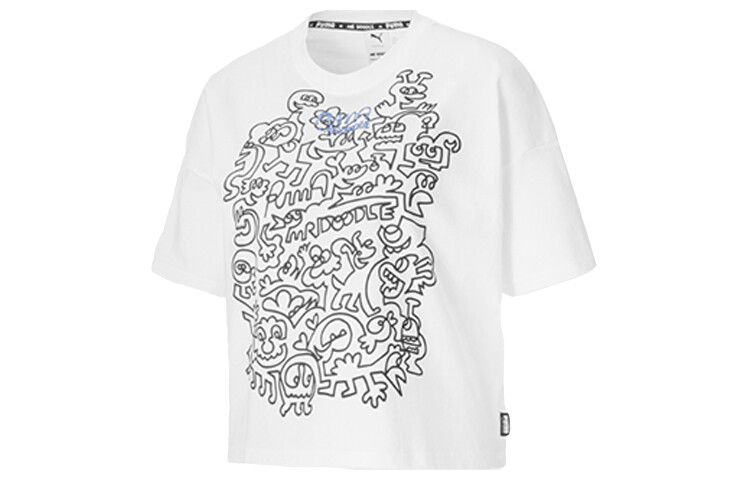 

MR DOODLE Collaboration Crop Top женский белый Puma