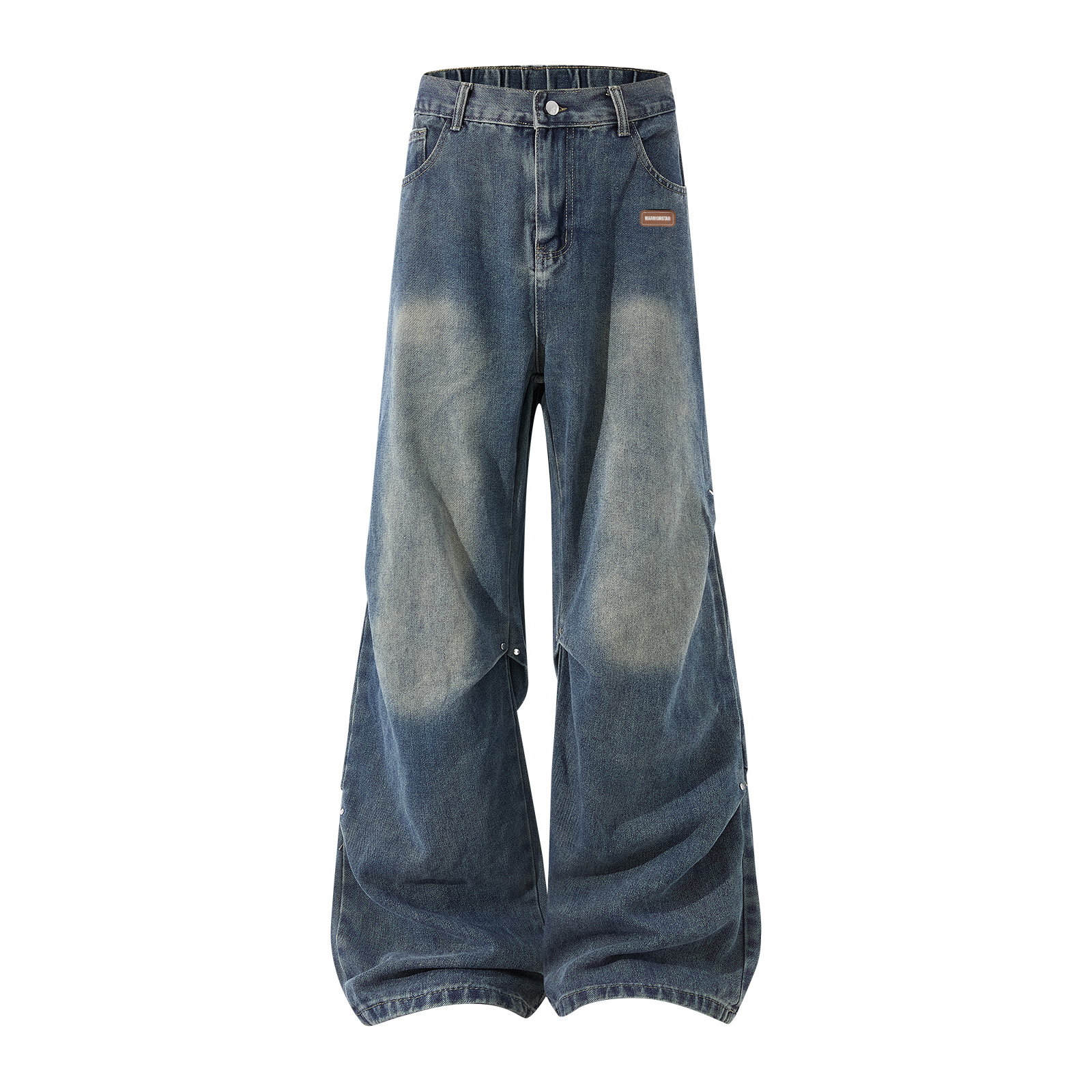 

Джинсы Unisex Moderate Straight Fit WARRIOR, темно-синий[free diy badge]