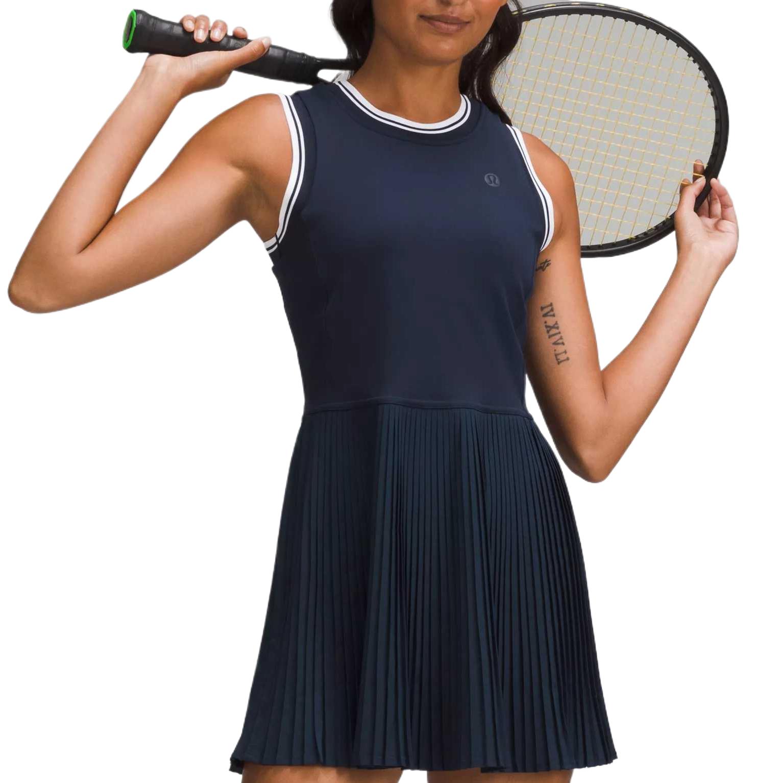 

Варсити топ с круглым вырезом для женщин Lululemon, синий