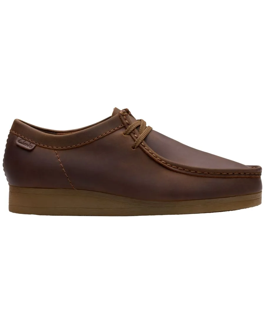 Мужские низкие туфли Wallaston на шнуровке Clarks, Beeswax Leather — фото 2