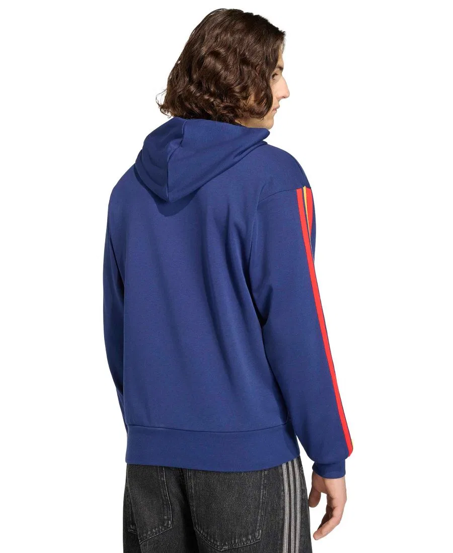 Худи с длинным рукавом и капюшоном adidas Spain DNA Regular-Fit, Blue — фото 4