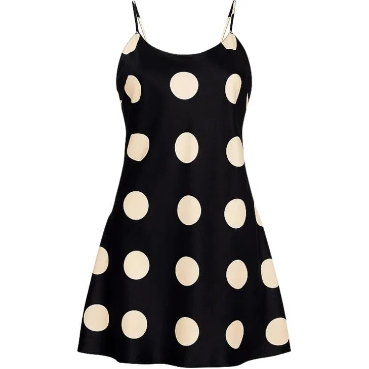 Женская ночная рубашка Victoria's Secret, Ecru Polka Dot