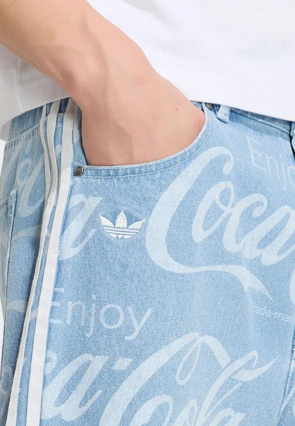Шорты джинсовые Adidas Originals, индиго — фото 3