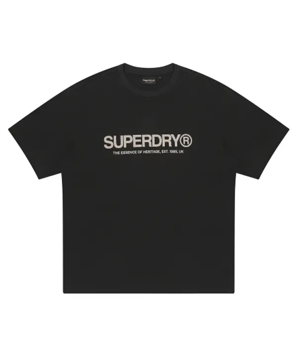 Футболка с логотипом Core, Superdry, черный — фото 2