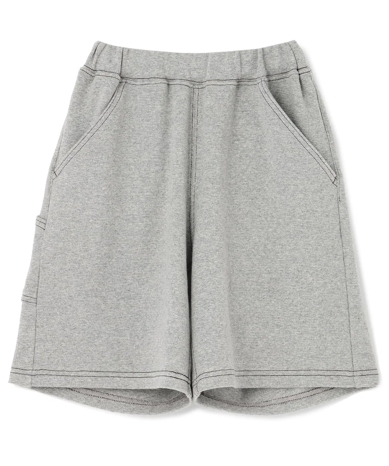 Детские шорты свободного кроя с принтом Painter, модель MNCM, b・ROOM, Top Grey — фото 4