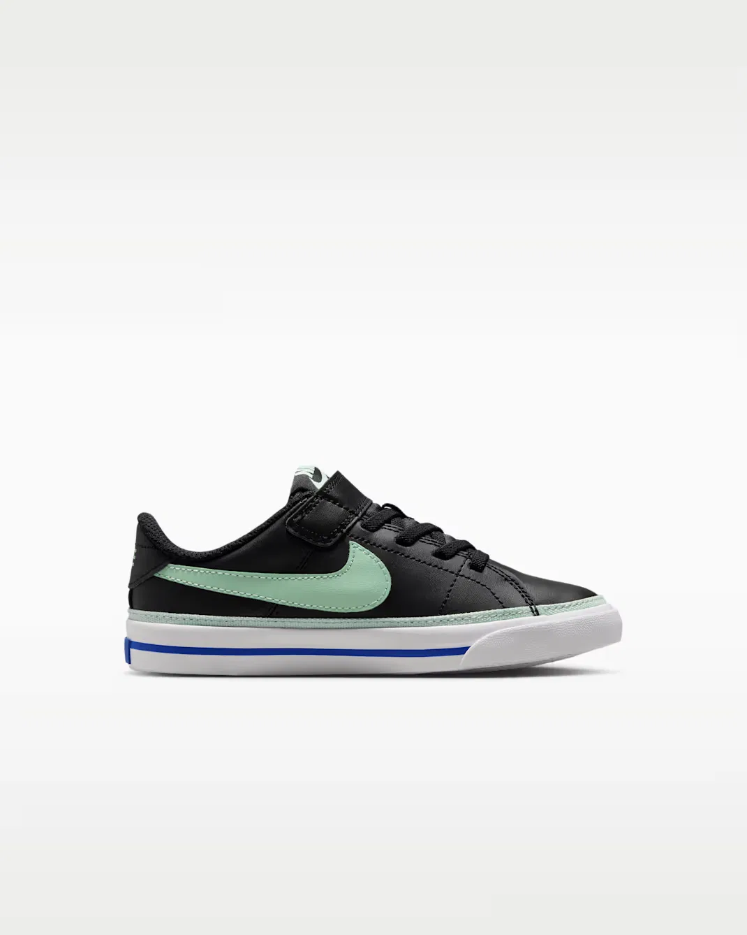 Детская обувь Nike Court Legacy, Black/White/Game Royal/Arctic Green — фото 3