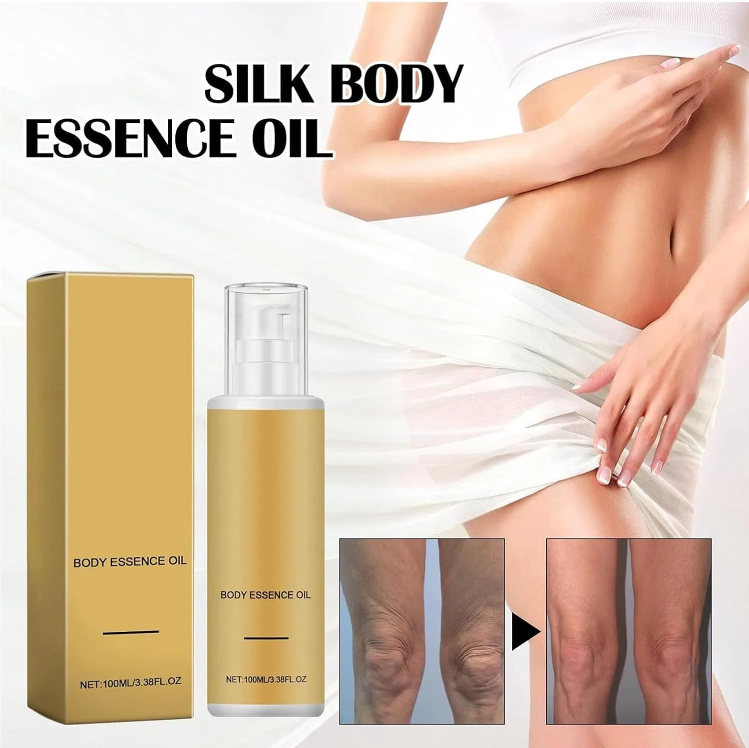 Лосьон для тела Silk Body Essence Oil GeRRiT, 3 шт., 100 мл — фото 3