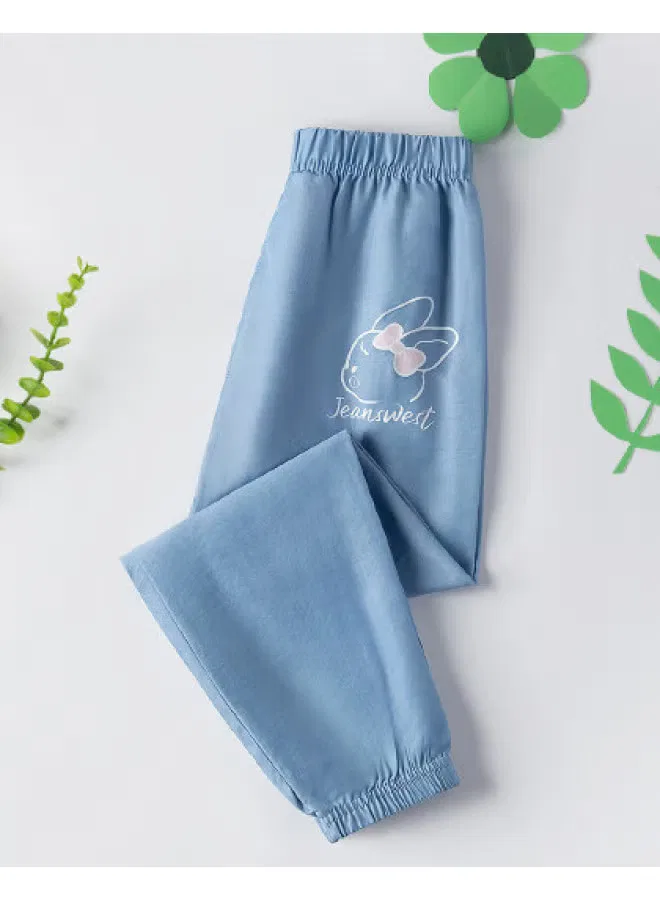 Штаны летние легкие с манжетами Jeanswest, голубой