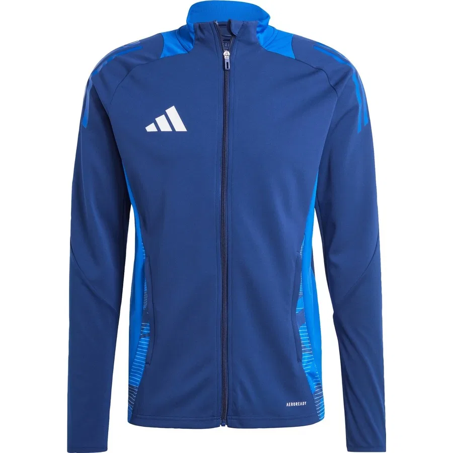 Куртка спортивная с длинным рукавом Tiro 24 Competition Training Jacket adidas, Синий — фото 3