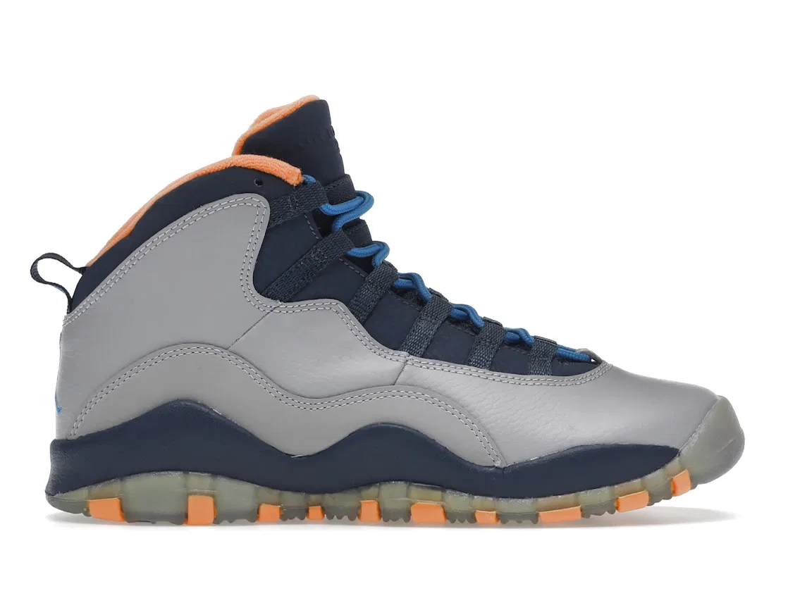 Детские кроссовки Lifestyle Jordan 10 Retro Jordan, Wolf Grey/Dk Pwdr Bl-Nw Slt-Atmc