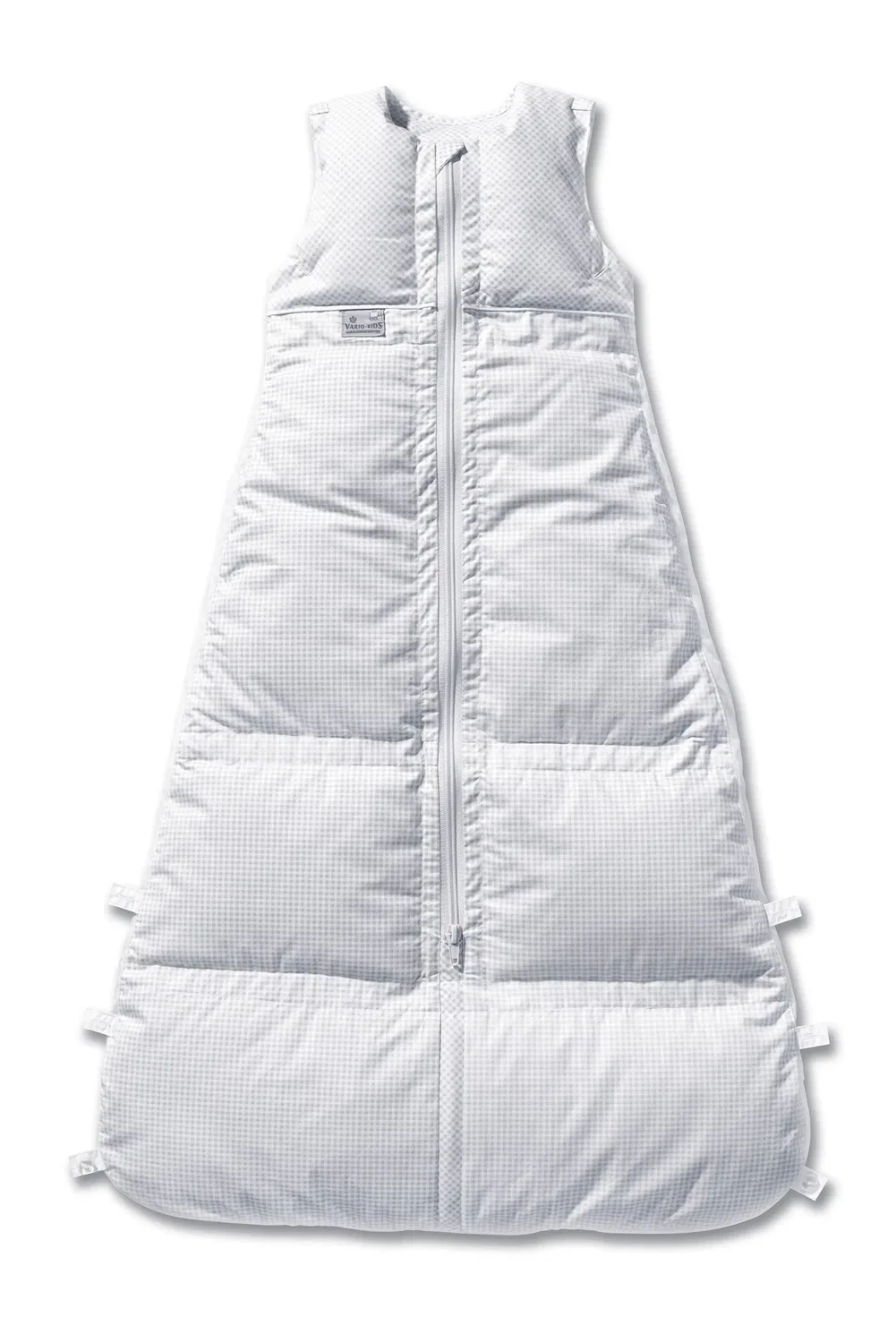 Спальный мешок с принтом Vichy Karo Kinderhaus Blaubär, серебристый
