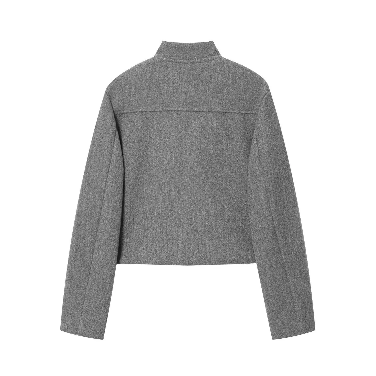 Женская куртка с высоким воротником Dirndl, 1c-grigio — фото 4