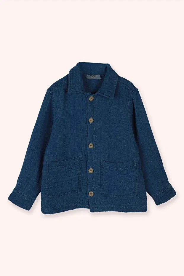 Детская куртка для мальчиков с длинным рукавом Panço, Blue