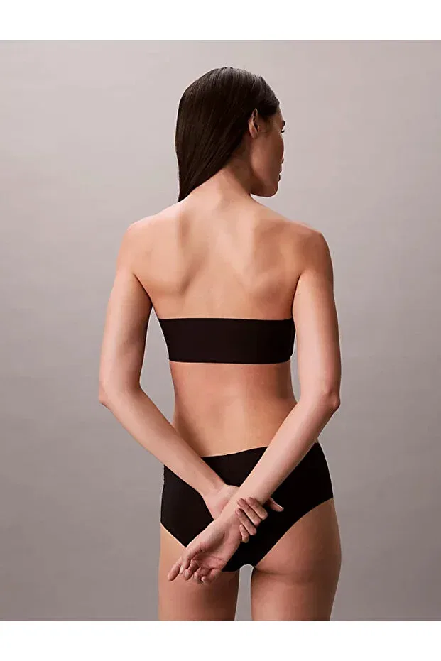 Женский бюстгальтер-пуш-ап без бретелек Calvin Klein, Black — фото 4