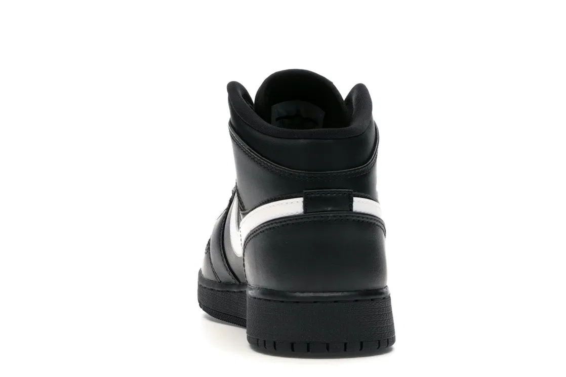 Детские кроссовки Lifestyle Jordan 1 Mid Black White Speckle (GS) Jordan, Black/White-Black — фото 4