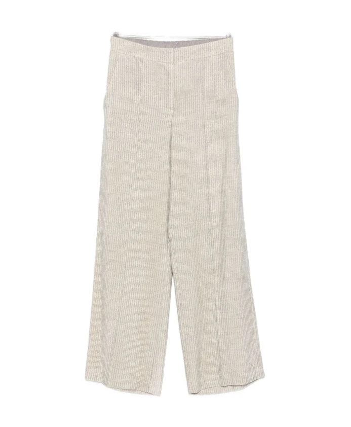 

Светло-Серые брюки из шелка и нейлона Alysi, серый