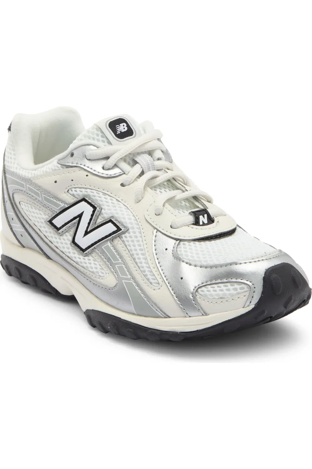 Кроссовки детские на низком профиле 204L New Balance, White/Grey Matter