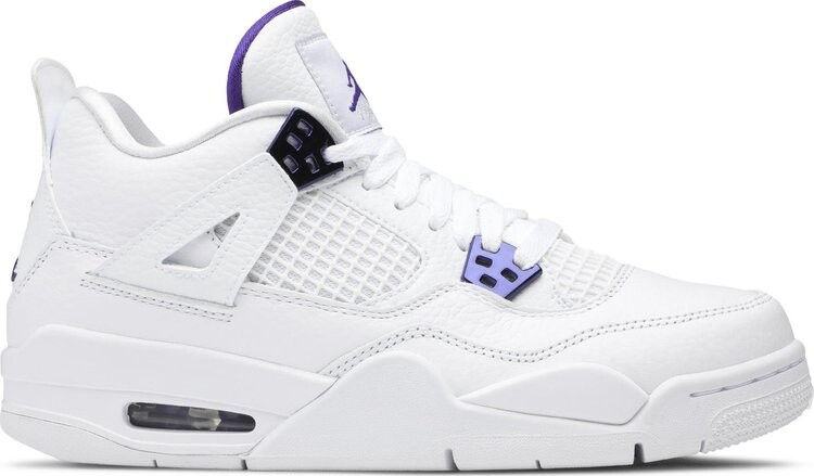 

Кроссовки Air Jordan 4 Retro GS Purple Metallic, фиолетовый