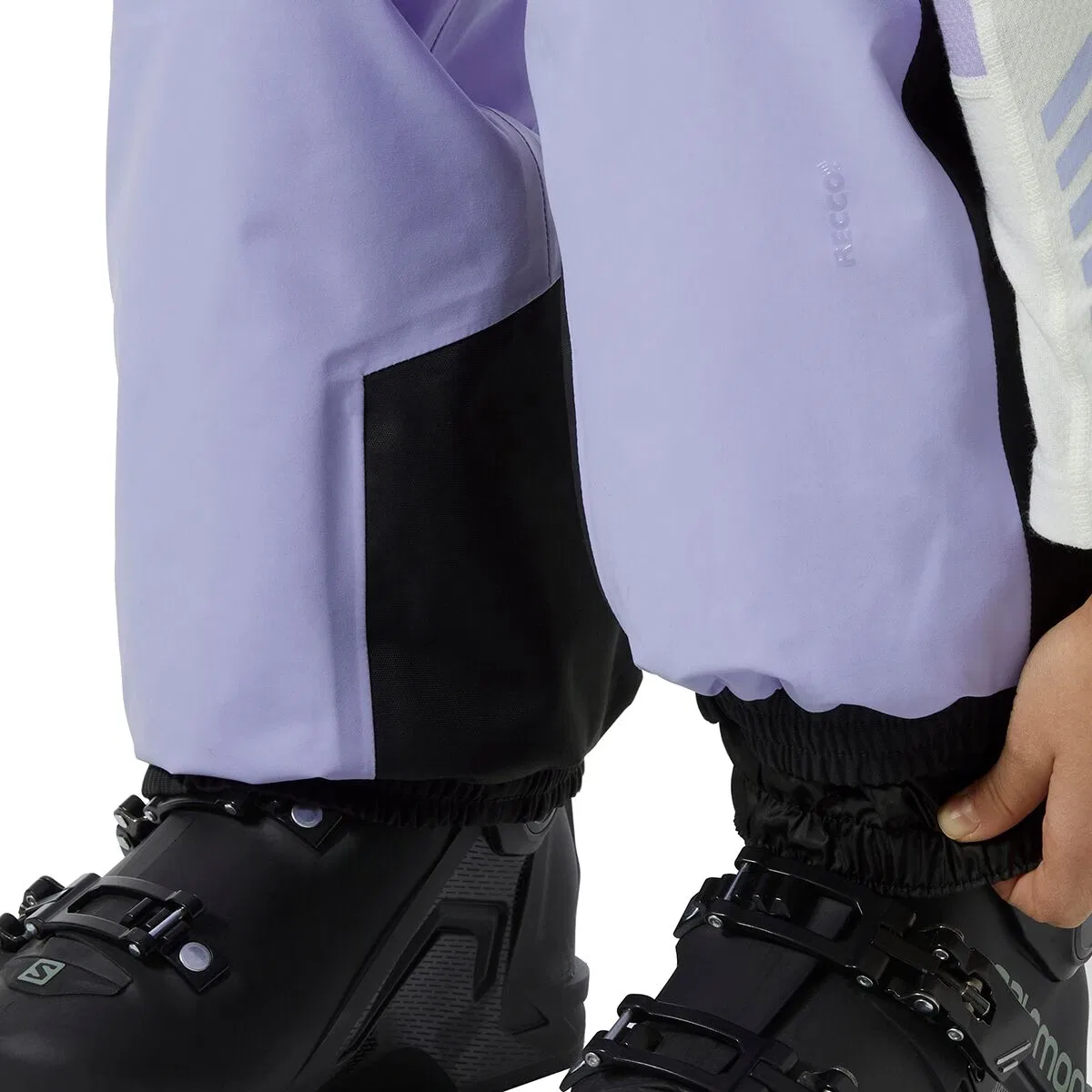 Детские снежные штаны с утеплителем Jr Powder LT Pant Helly Hansen, Bright Lavender — фото 3