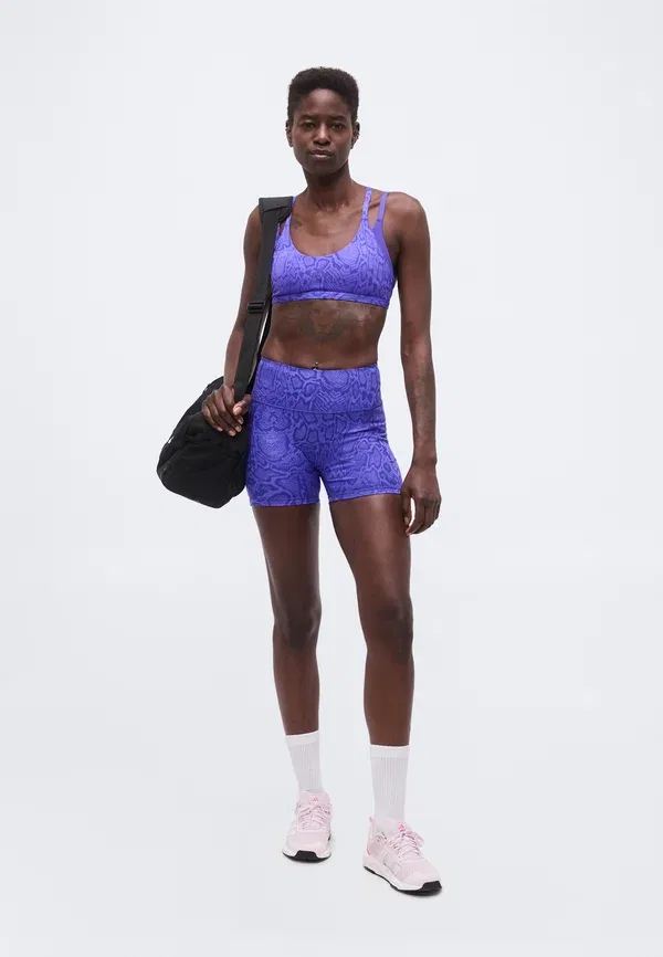 Леггинсы Adidas Performance, фиолетовый — фото 2