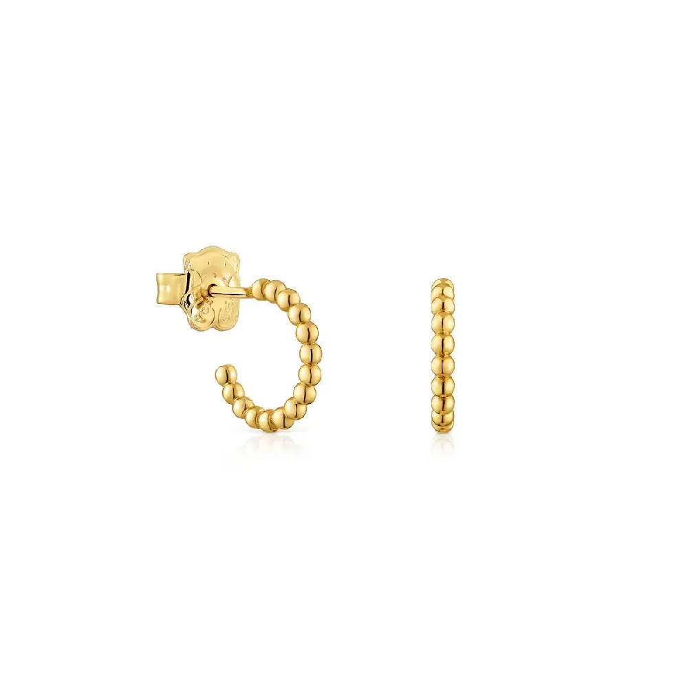 

Серьги Tous Basics Short 15 mm Ball Hoop, вермель