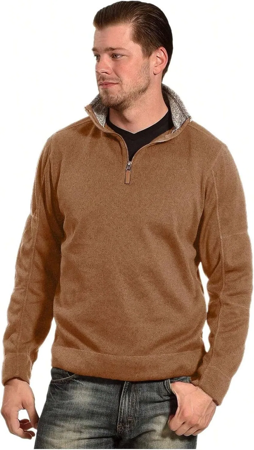 Мужская футболка с длинным рукавом Quarter-Zip Generic, Buck — фото 2