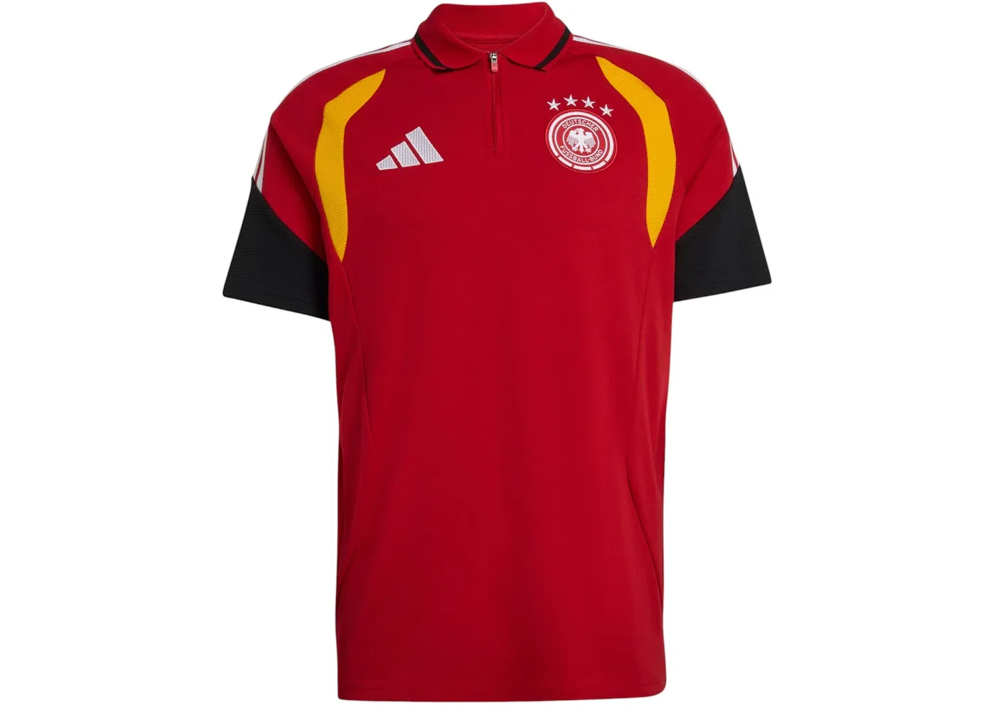 Мужское поло Tiro с длинным рукавом Shirt Adidas, Team Power Red