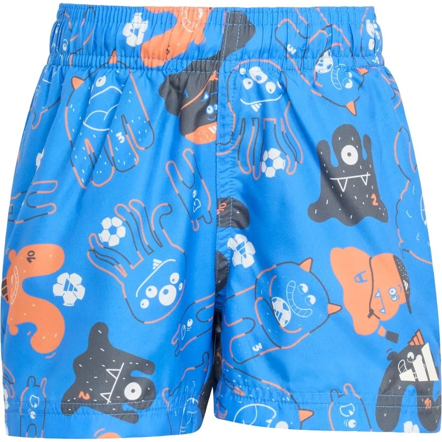 Плавательные шорты с принтом Tironster adidas, Синий — фото 3