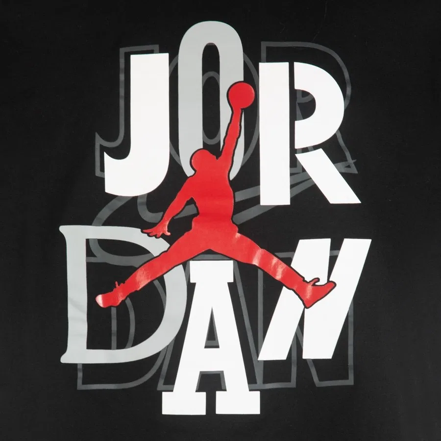 Детская футболка с коротким рукавом Nike Jordan Outside The Lines, Черный — фото 3