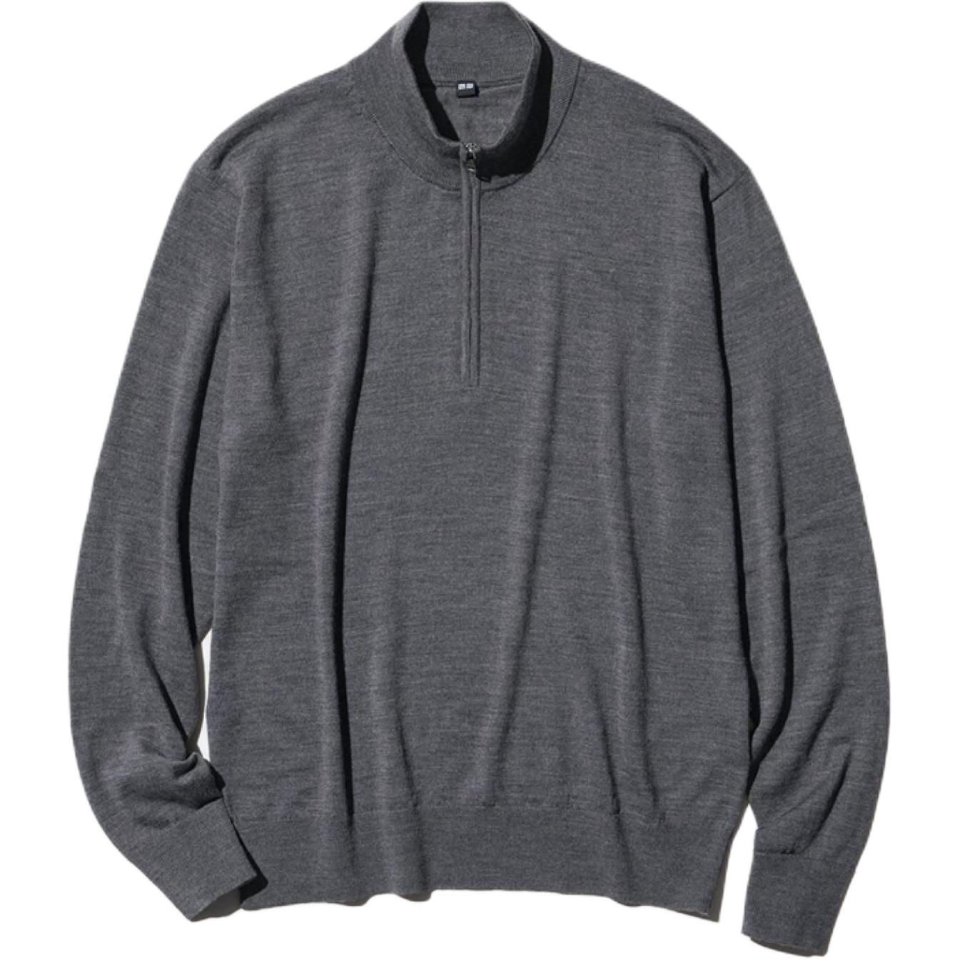 

Свитер унисекс асфальтово-серый UNIQLO