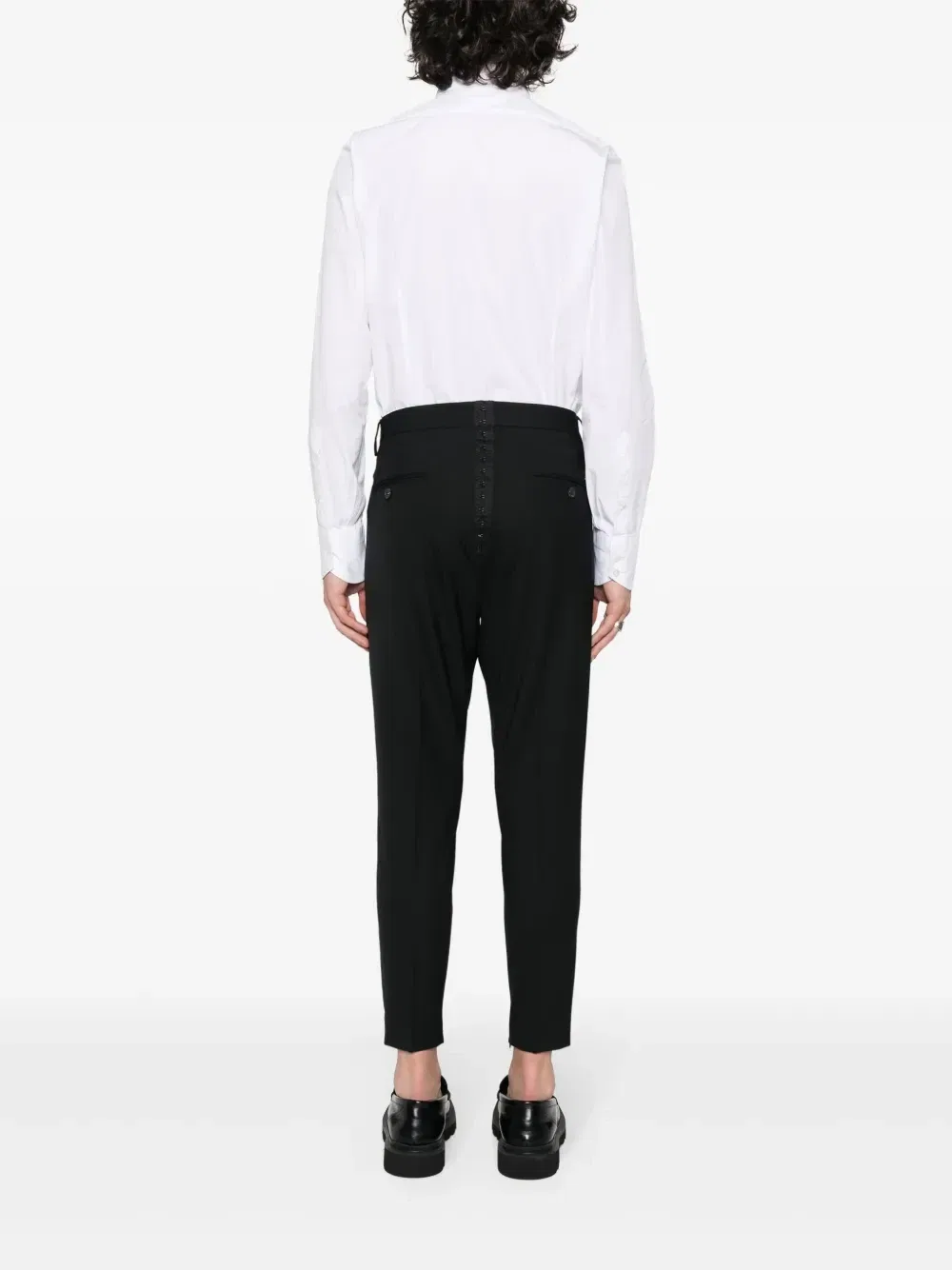 Брюки Corset Skinny Techno Dsquared2, черный — фото 2