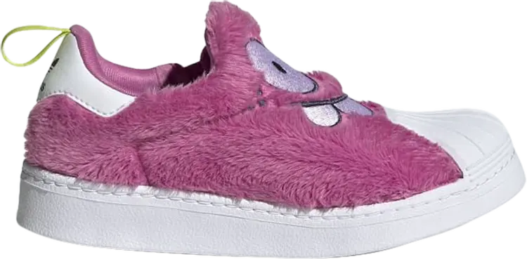 

Кроссовки Adidas Kevin Lyons x Superstar 360 J 'Monster Face', розовый