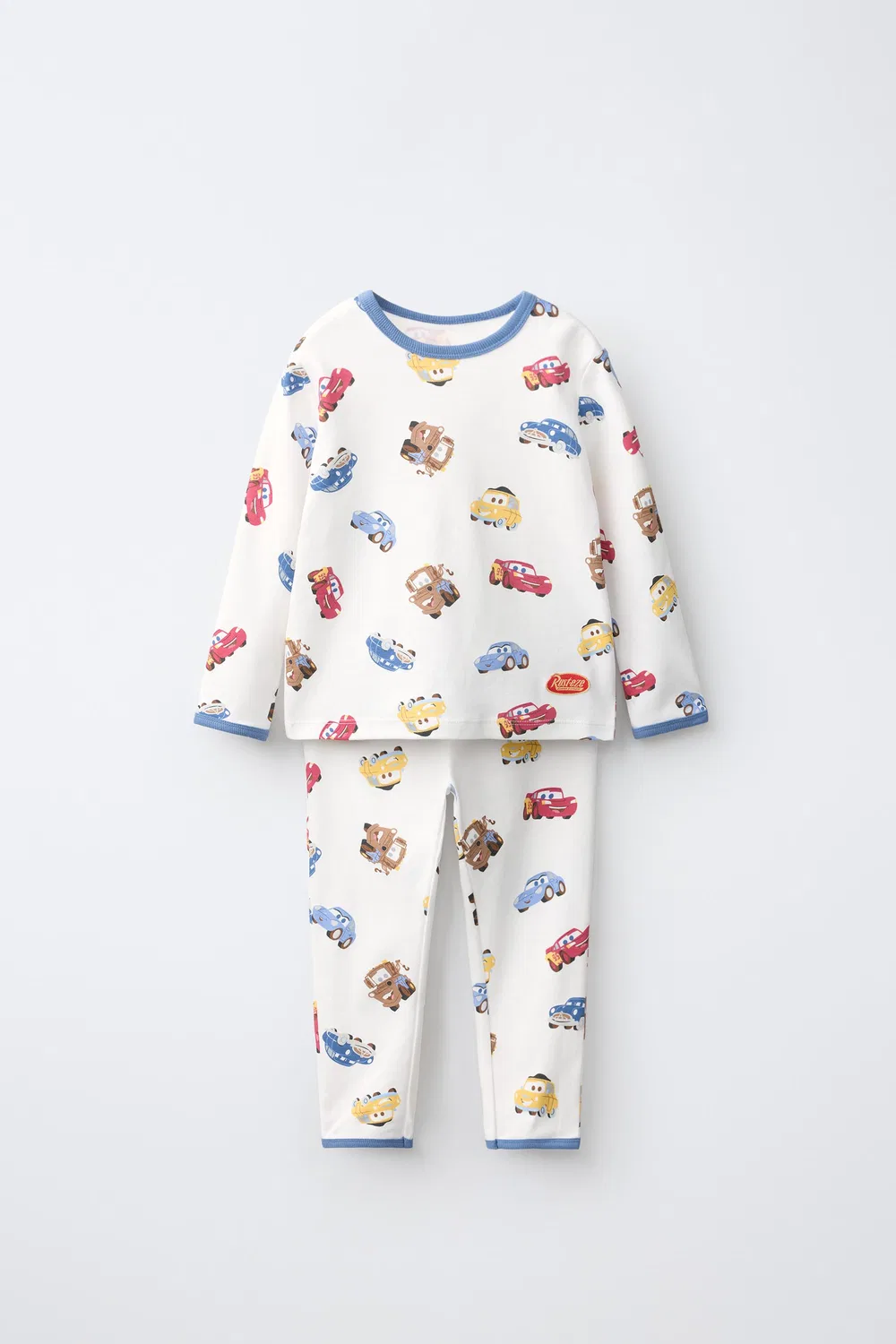 Пижама с принтом «Тачки» Disney для детей от 2 до 6 лет. ZARA, White