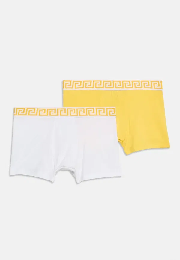 Шорты Versace, белый/желтый