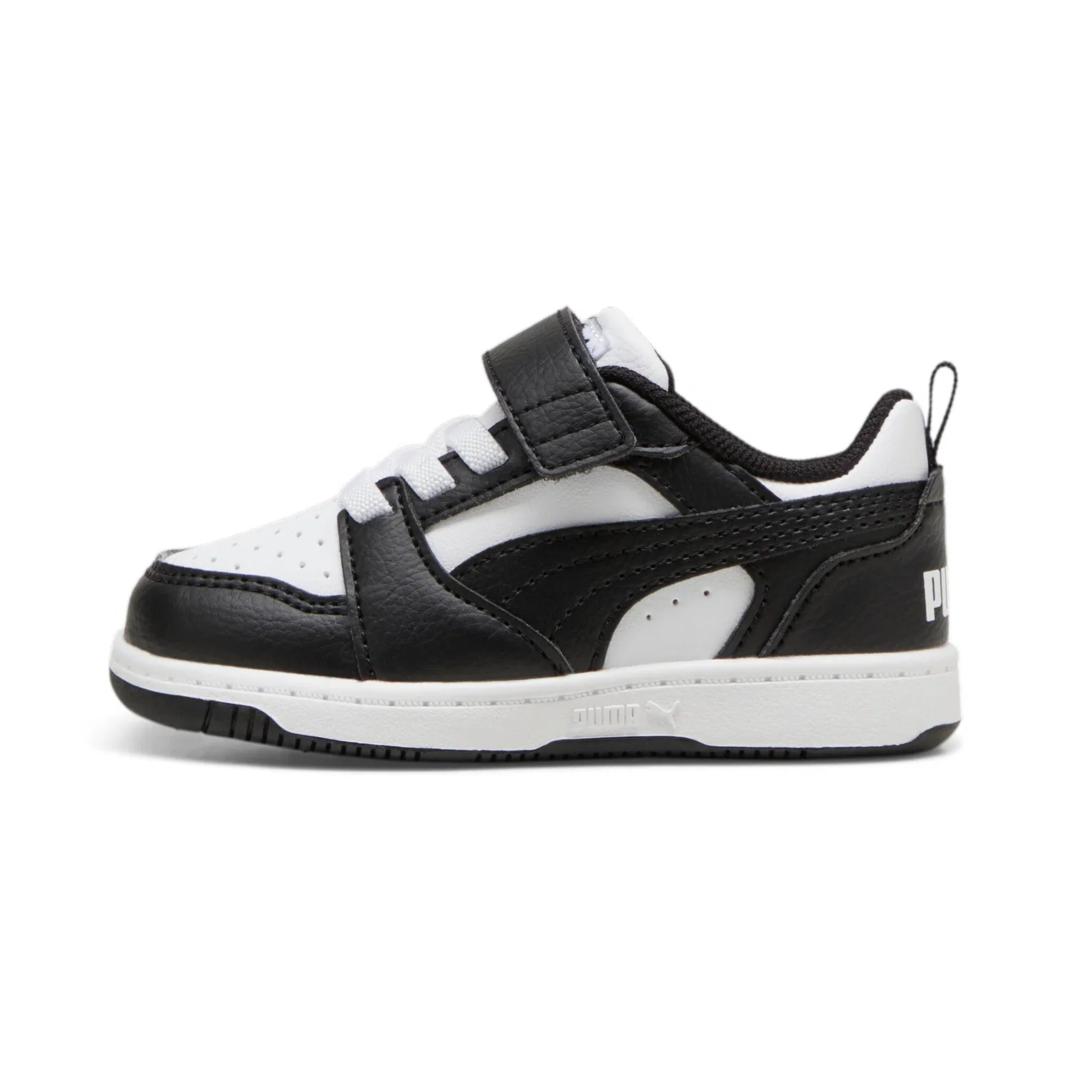 Детские кроссовки с низкой посадкой Rebound V6 PUMA, White/Black — фото 2