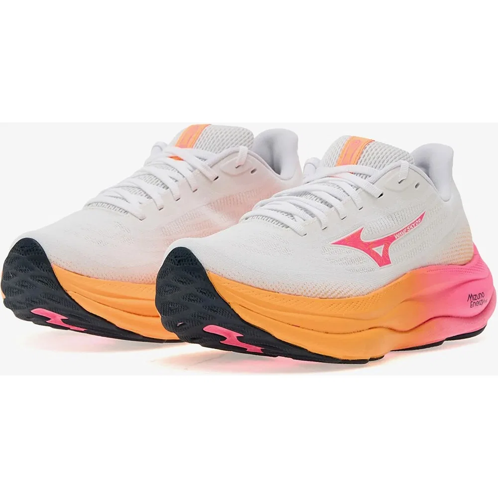 Детские кроссовки для бега Wave Sky 9 Unisex Белый Mizuno — фото 2