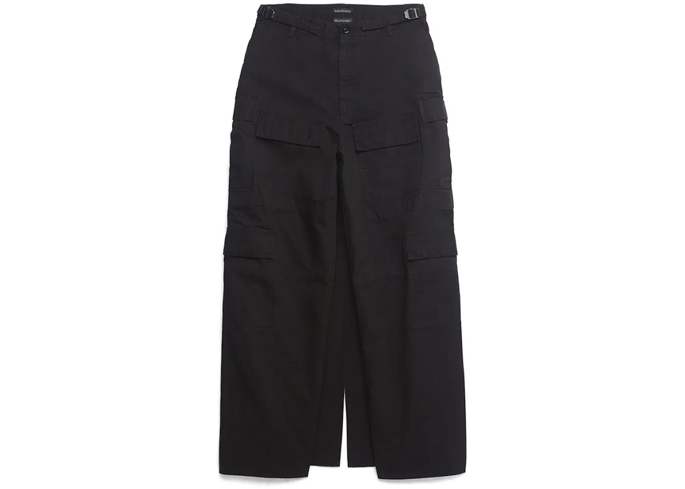 Женская юбка-брюки Apron Cargo Skirt Balenciaga, Black