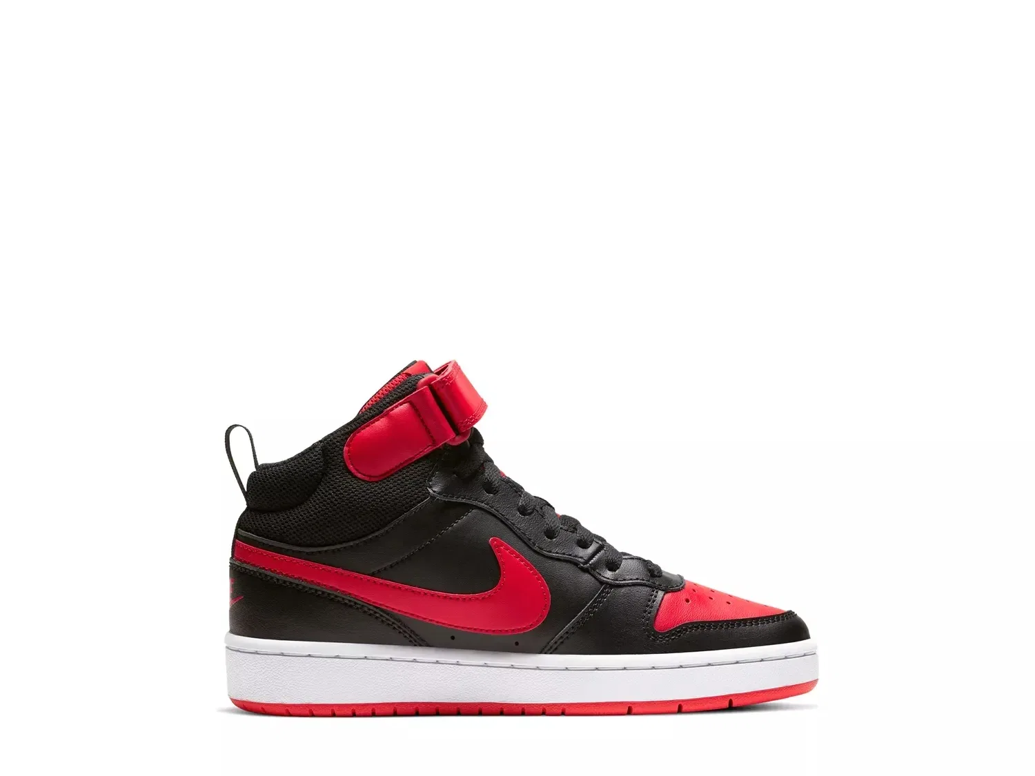 Кроссовки высокие Court Borough Mid, Nike, Black/Red