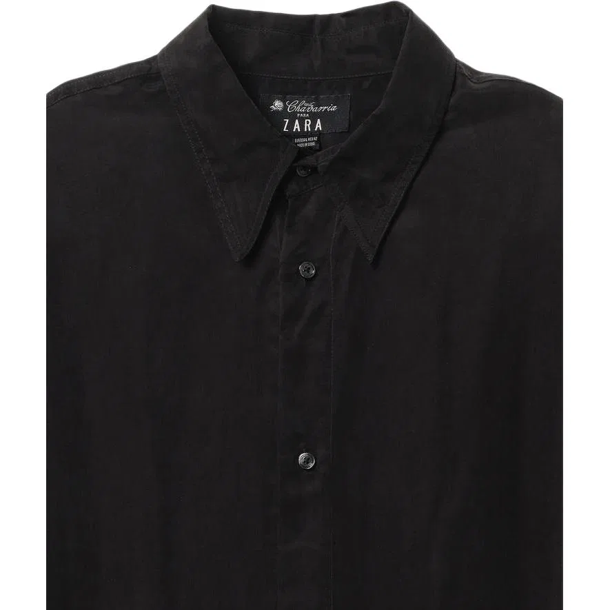 ZARA Мужская рубашка Willy Chavarria Black — фото 4