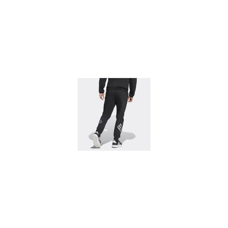 Спортивные штаны с завязкой, модель Future Icons 3 Stripes, adidas, Черный — фото 3