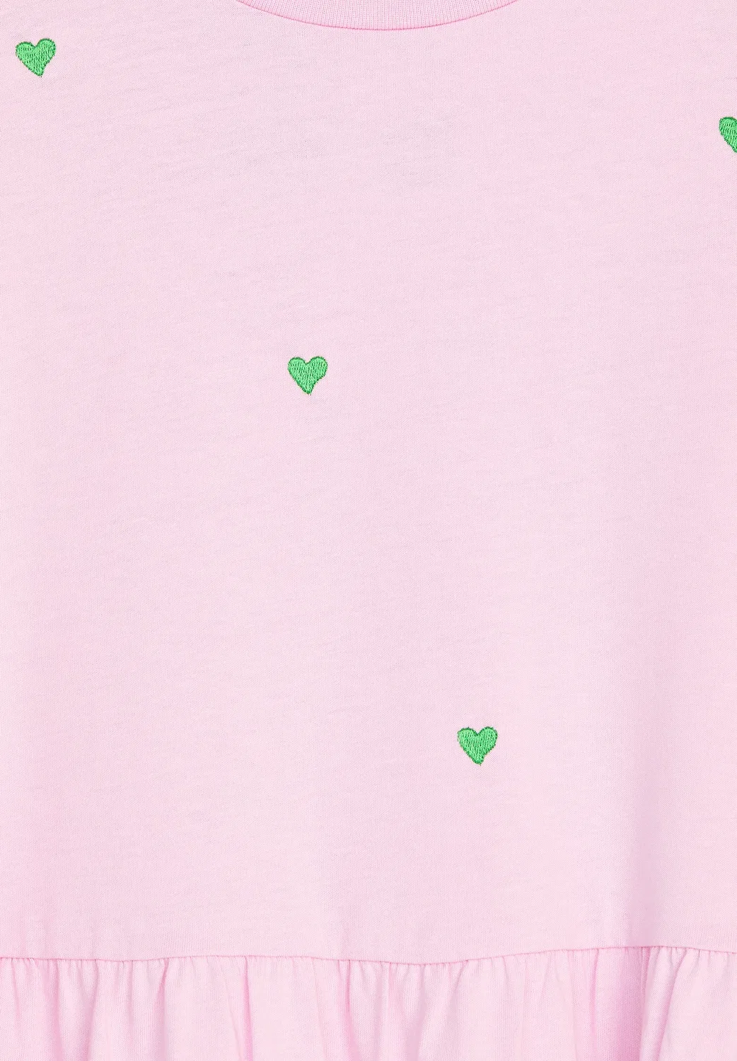 Платье из трикотажа с вышивкой - трикотажное платье Arket, Pink Green — фото 3
