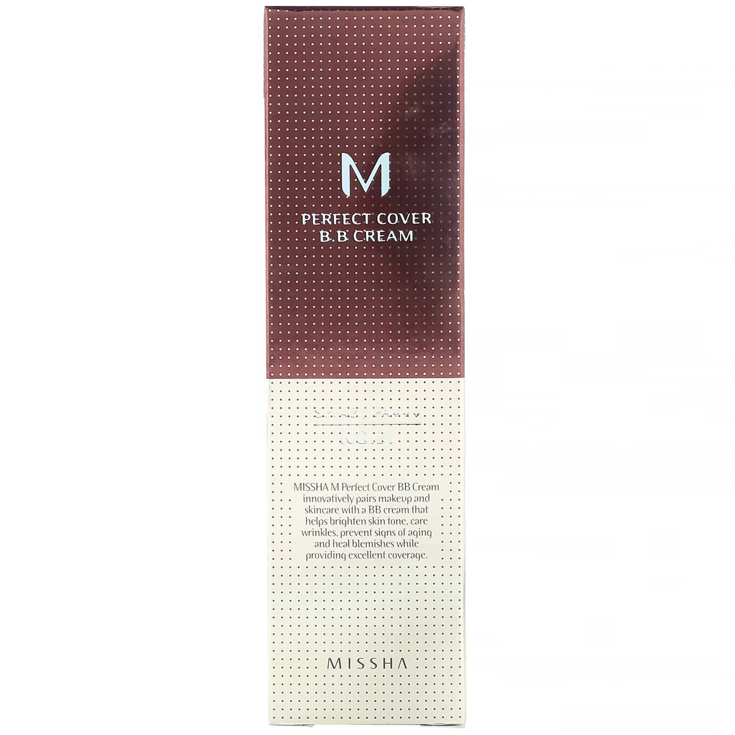 BB-крем Missha M Perfect Cover SPF 42 PA № 21 Светло-бежевый — фото 3