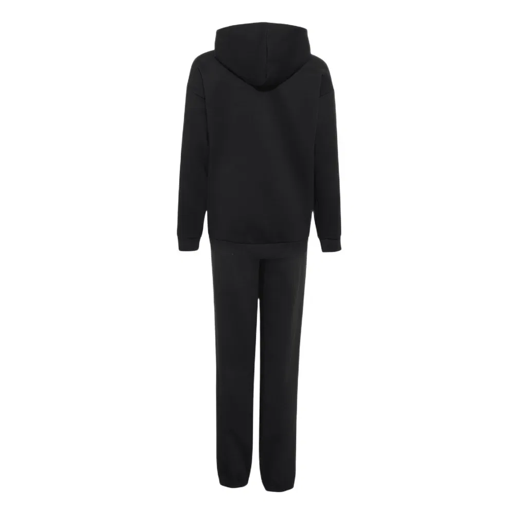 Детский спортивный костюм с капюшоном 3 Stripes Essentials Fleece Adidas, Black — фото 2