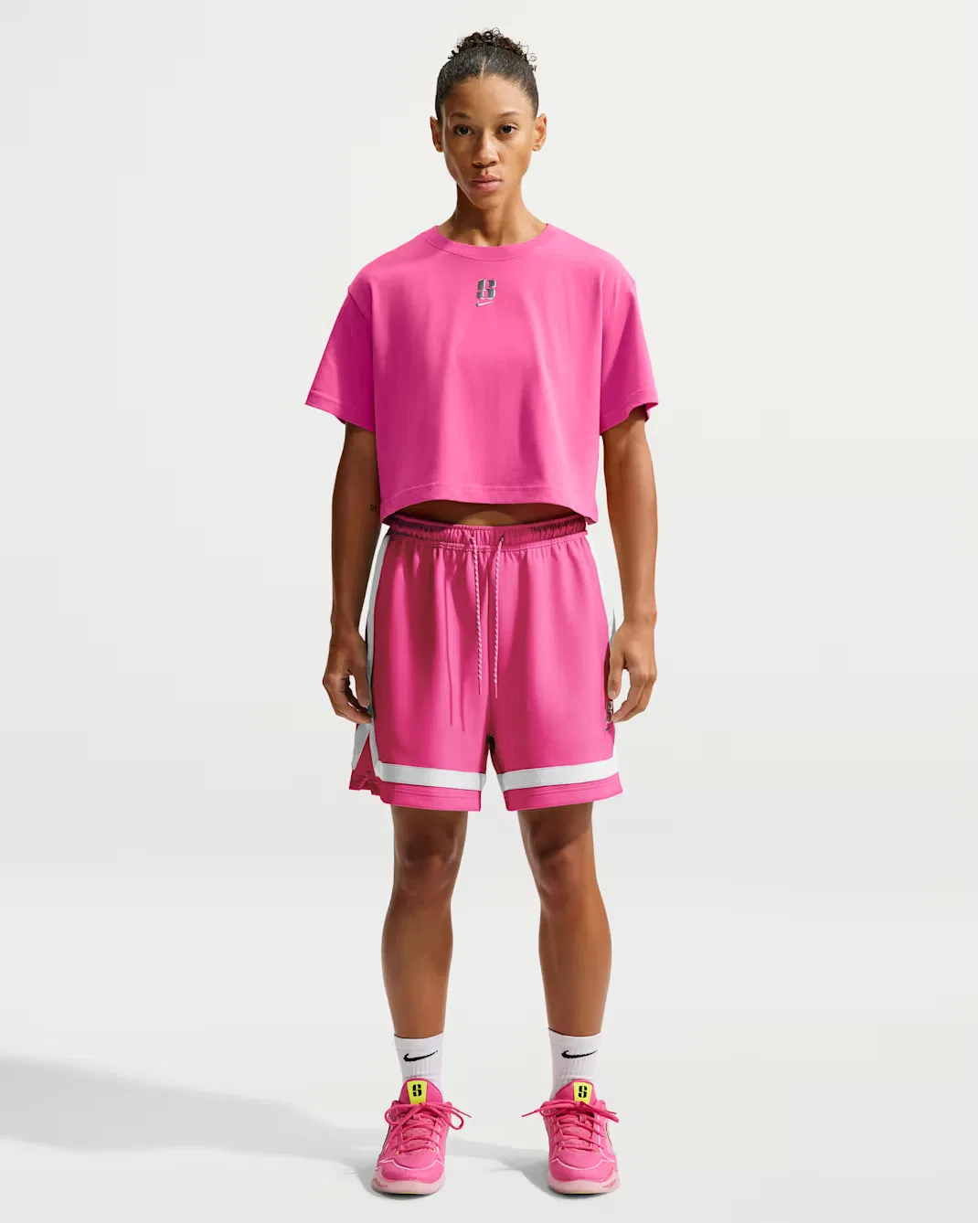 Футболка Nike Dri-FIT Sabrina, Desert Pink — фото 4