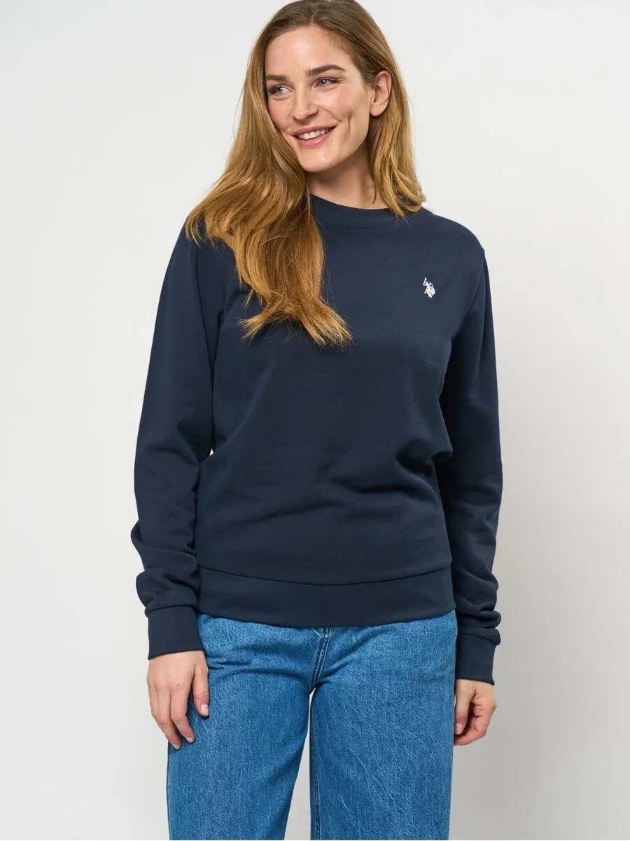 Толстовка U.S. Polo Assn. 'UWAdele' темно-синего цвета — фото 3