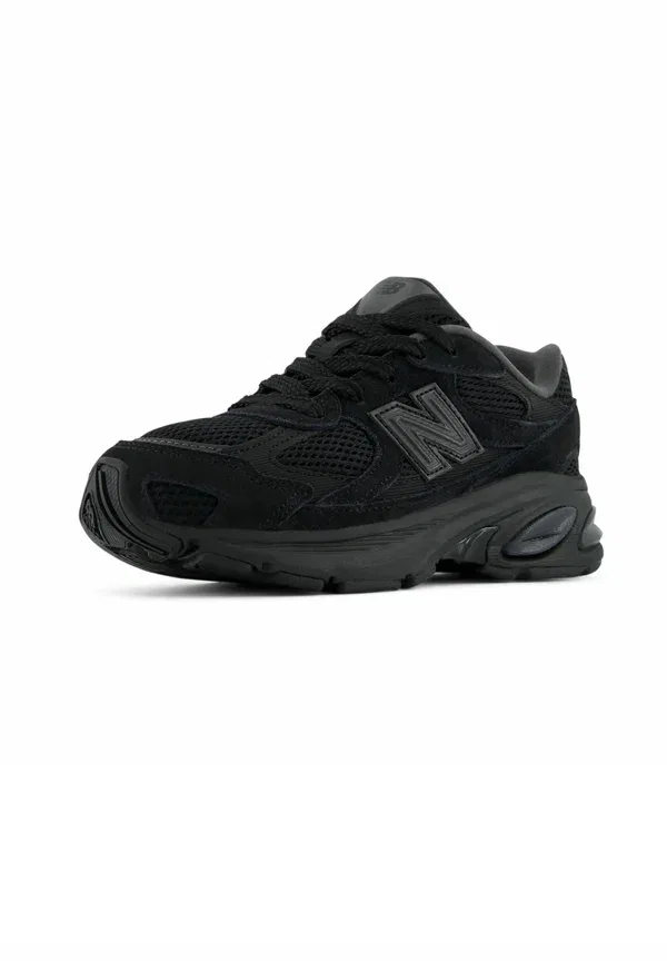 Кроссовки из синтетики, текстиля и кожи 2010 New Balance Black Black, черный — фото 2