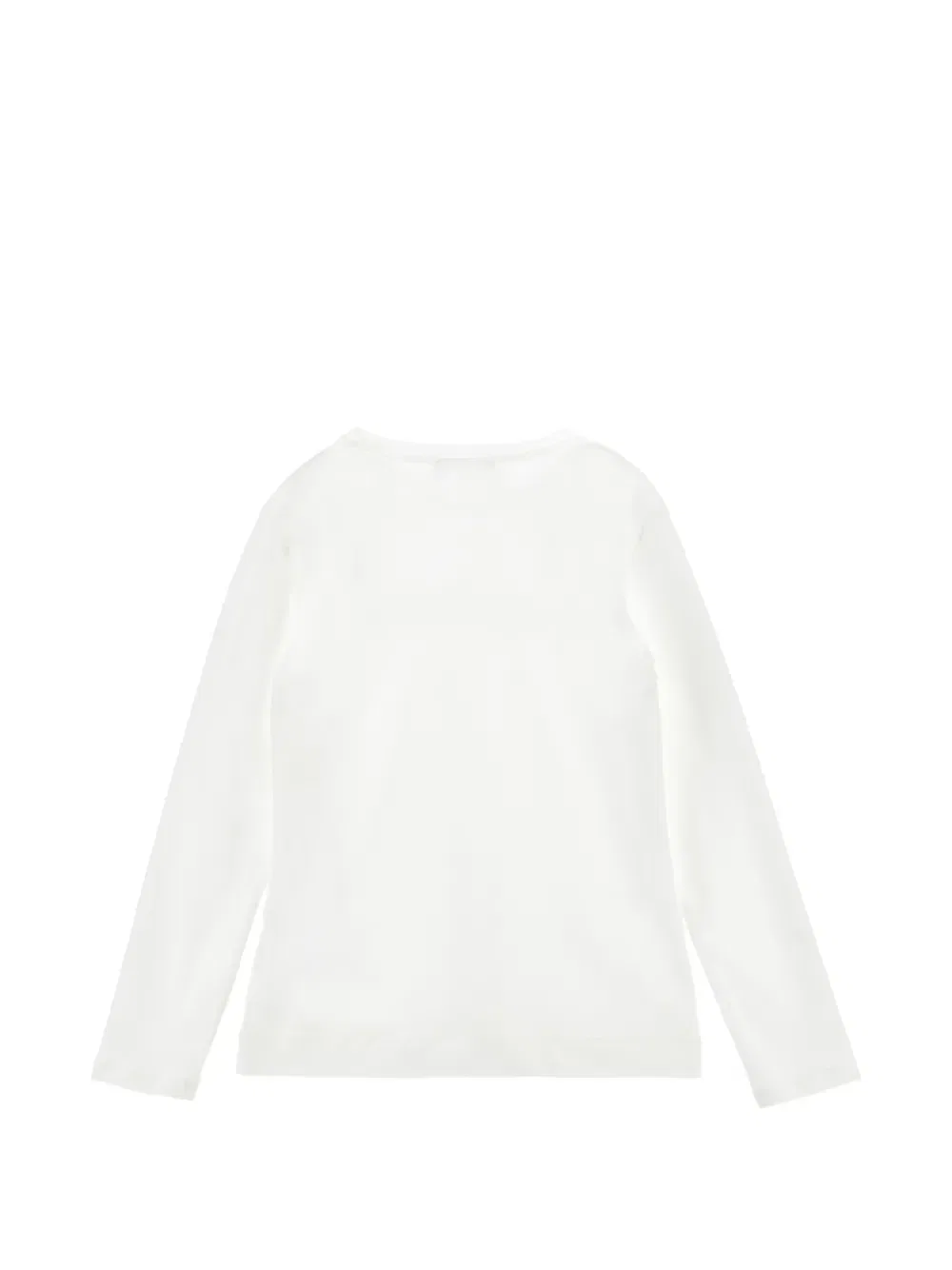 Футболка с вышитым логотипом Ermanno Scervino Junior, белый — фото 2