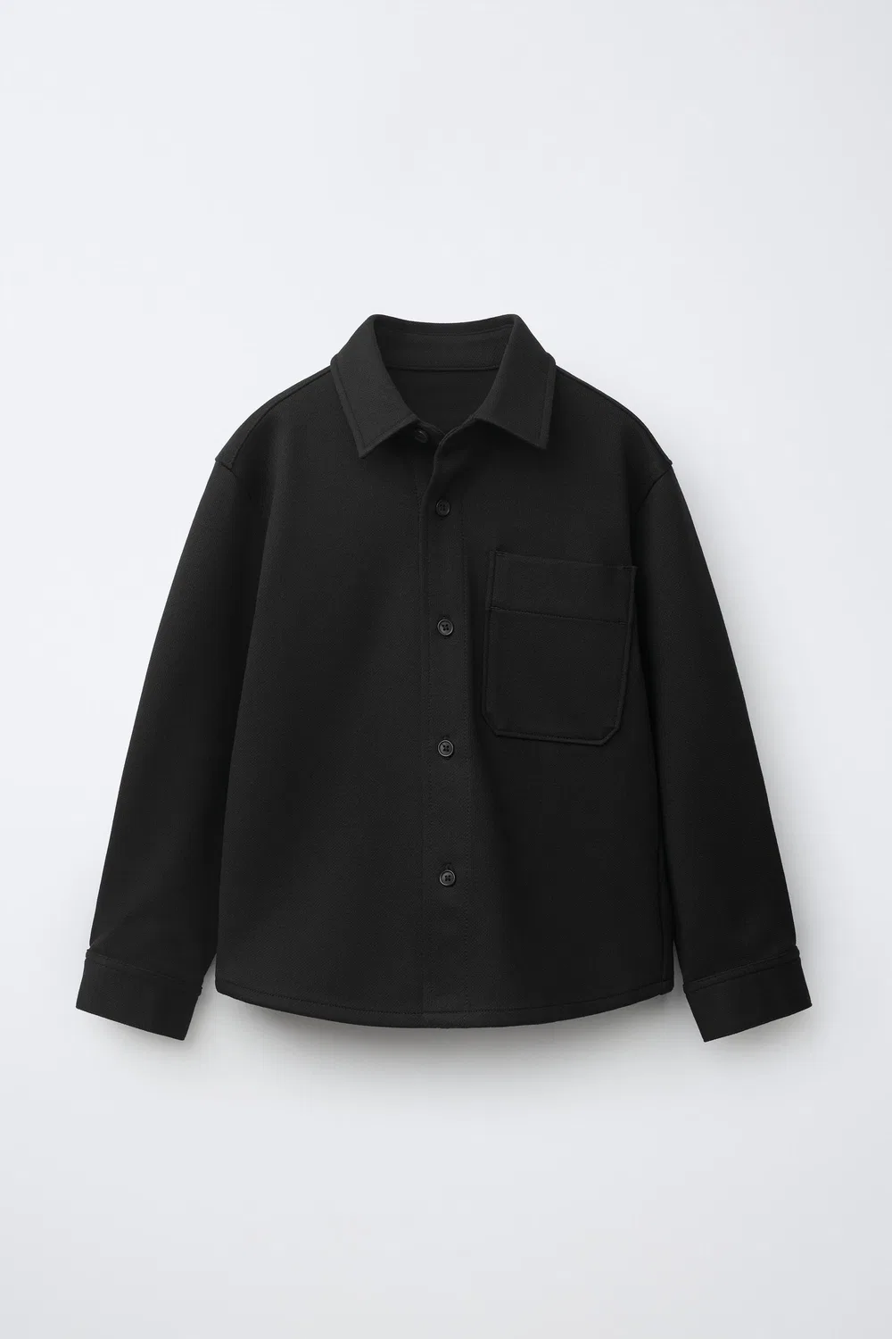 Удобная рубашка с карманами ZARA, Black