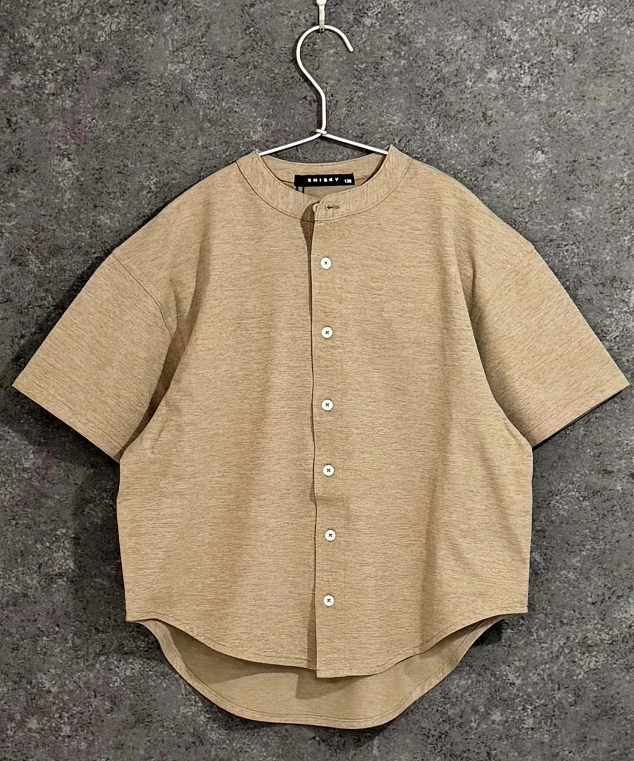 Детская рубашка с коротким рукавом Oversize Multi Function The Casual, Бежевая